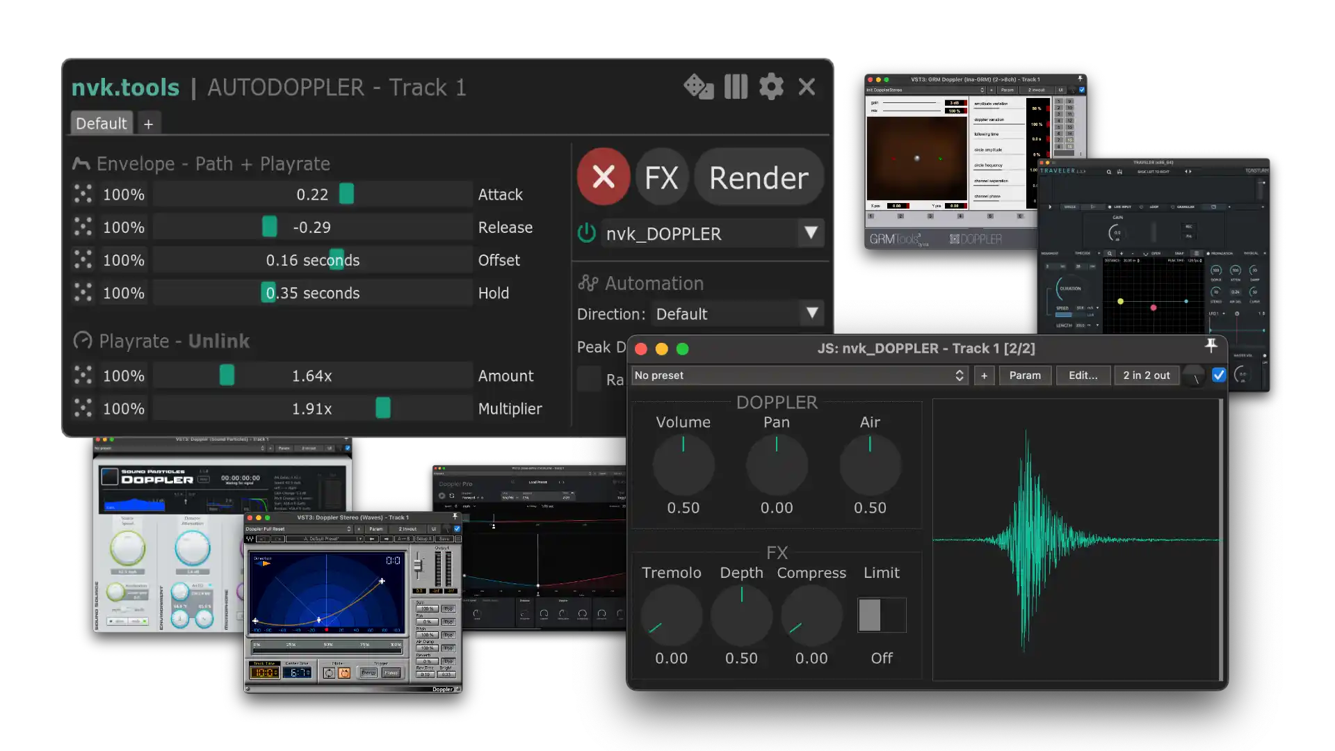 nvk_AUTODOPPLER 2 - Instant Doppler Effects in Reaper