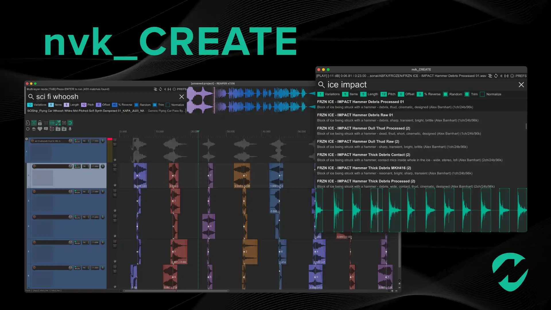 nvk_CREATE - Instant Sound Creation in Reaper